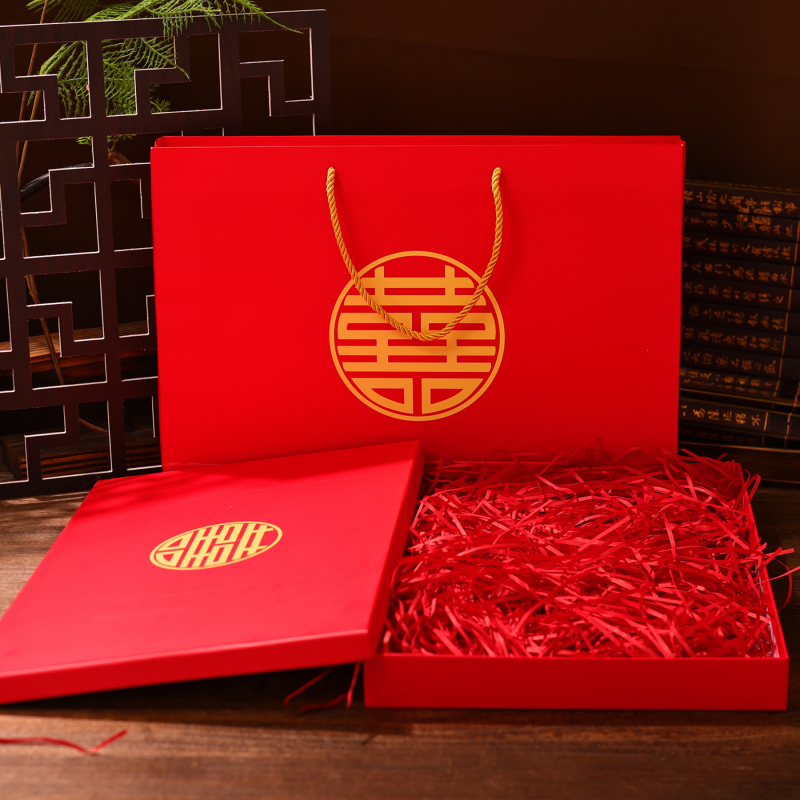 Cutie cadou pentru fanul miresei, cu design încrustat, din hârtie, ambalaj din carton, potrivită pentru cadouri de nuntă