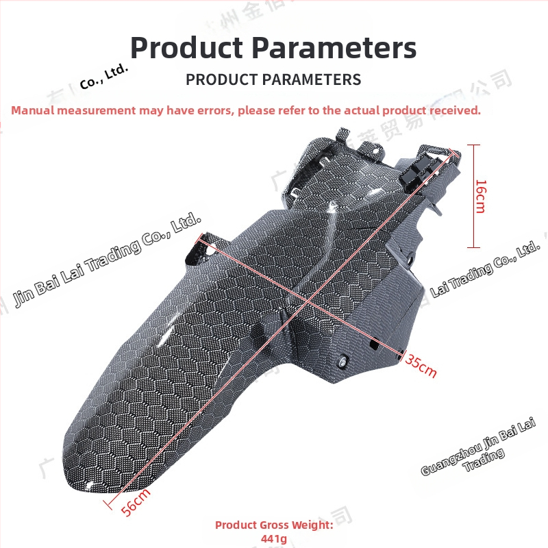 Zadný blatník pre VARIO Honda CLICK 125i 150 – JBL, PP materiál, široký štýl