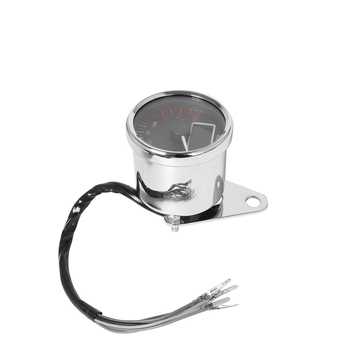 Ansamblu de instrumente pentru motocicletă: design retro modificat, odometru mecanic, afișaj LCD, indicator de combustibil multifuncțional, universal