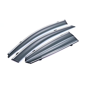 Univerzalni akrilni zaštitnik kiše za automobil, Ming Shang, za model Yinglang, prilagodljivo obavljanje, ugradnja kuka ili kopča, paket od 4 komada