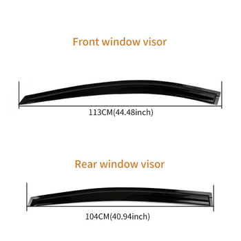 Akrilne kišne vizire za Nissan Versa 2021, 4 komada, duljina 113 cm