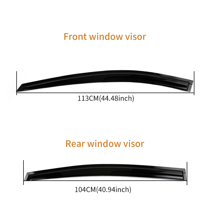 Akrilne kišne vizire za Nissan Versa 2021, 4 komada, duljina 113 cm