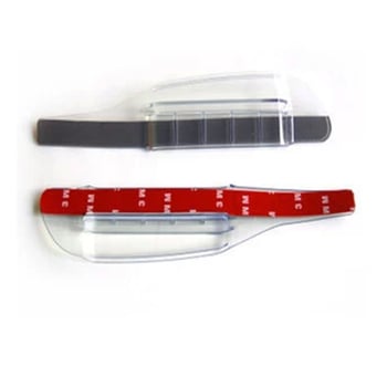 Shengbin PVC Rain Eyebrow pentru oglinda retrovizoare, cu ghidaj de aer și ventilație — Potrivit pentru toate modelele, montaj cu bandă adezivă, personalizare disponibilă