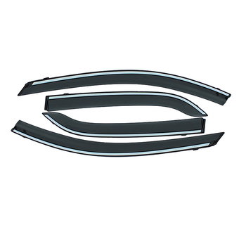 Protecție de ploaie tip sprânceană pentru Skoda Kamiq/GT, acrilic, montaj cu adeziv + cârlig, set de 4 bucăți, pentru Kamiq/GT din 2018