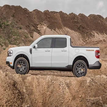 Дъждовна ивица за прозореца на Ford Ranger (Lone Ranger) – PC материал, комплект 4 бр., лепящ монтаж, съвместим с 22 модела