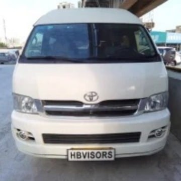 HiACE Protecție ploaie – material PC, bandă adezivă dublă, compatibil cu 15 Golden Travel Sea Lion New Energy, model 2015-