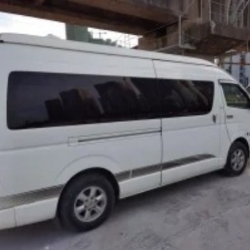 HiACE Protecție ploaie – material PC, bandă adezivă dublă, compatibil cu 15 Golden Travel Sea Lion New Energy, model 2015-