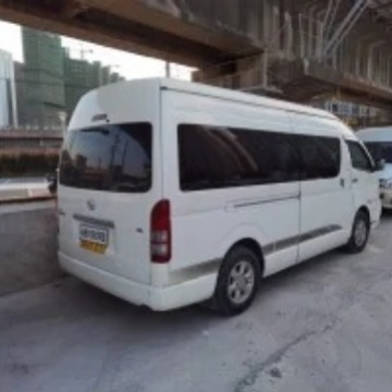 HiACE Protecție ploaie – material PC, bandă adezivă dublă, compatibil cu 15 Golden Travel Sea Lion New Energy, model 2015-