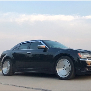 Esővédő szegély Chrysler 300C-hez — AUTO CLOVER, ABS, öntapadó telepítés, 6 db