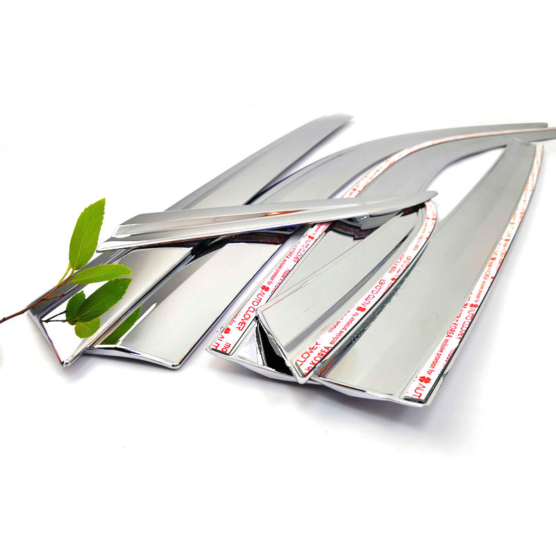 Esővédő szegély Chrysler 300C-hez — AUTO CLOVER, ABS, öntapadó telepítés, 6 db