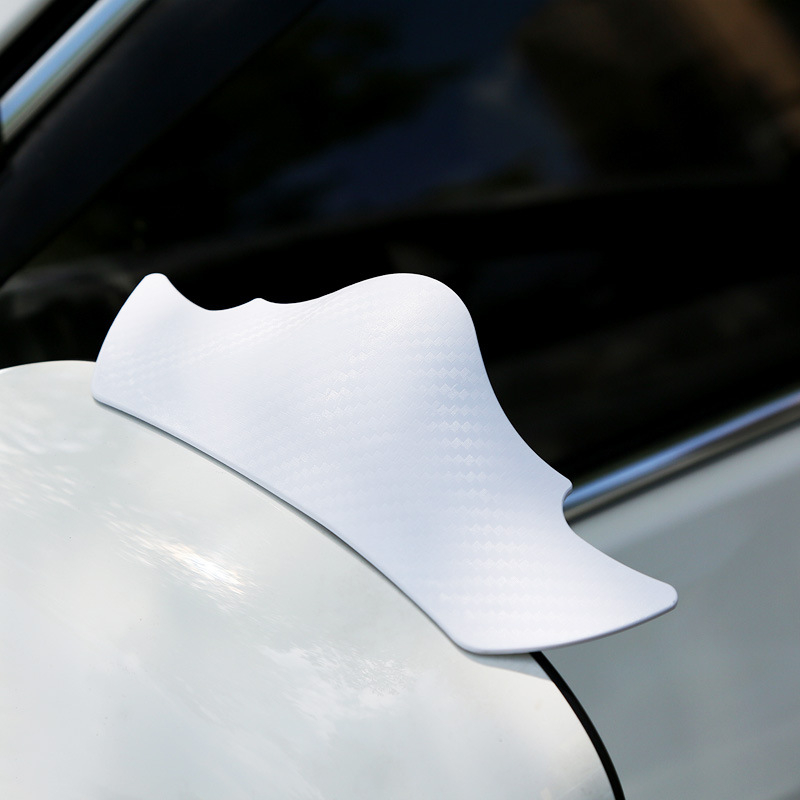 Beckain Автомобилно огледало за обратно виждане с дъждовна козирка, малко кръгло огледалце, интегриран отражател, огледало за слепи зони, универсална съвместимост