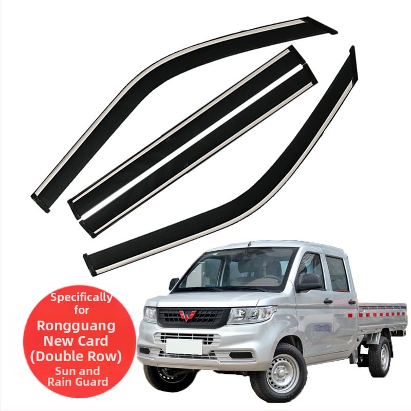 Zaštitnici od kiše za prozore Wuling Rongguang New Card – set od četiri komada, kompatibilan s dvostrukim i jednostrukim prozorima