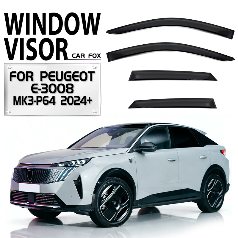 Prozorski vizor za Peugeot e-3008, PMMA CP1172, 4 kom, Sve godine