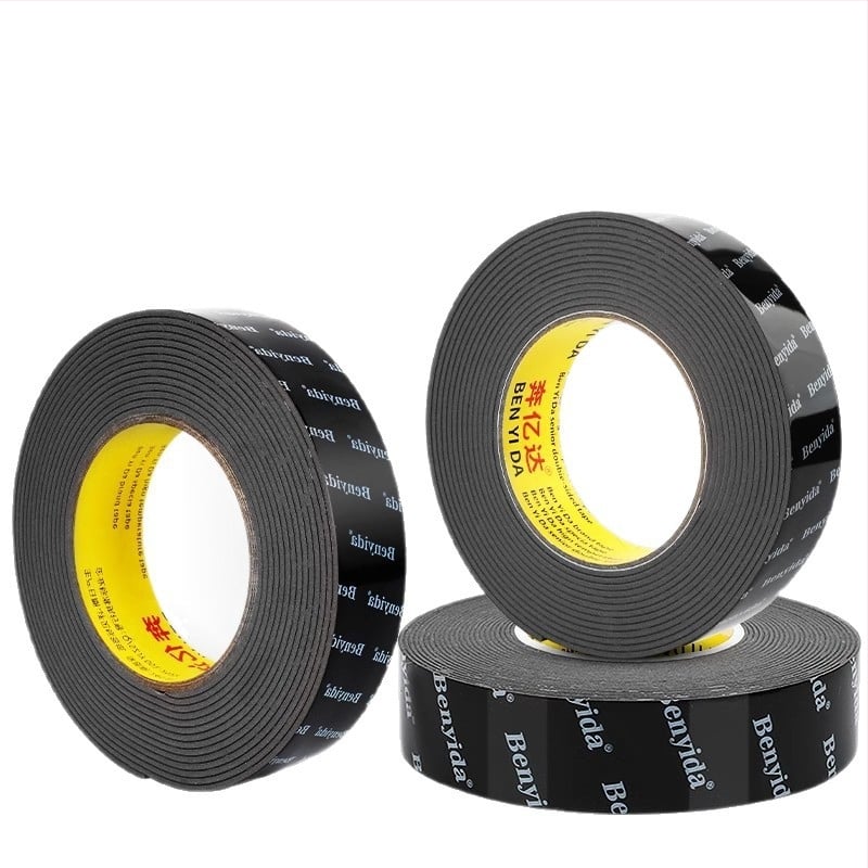 Autó belső tér kétoldalas ragasztószalag, magas viszkozitású akril hab, hőálló kötés, Benyida