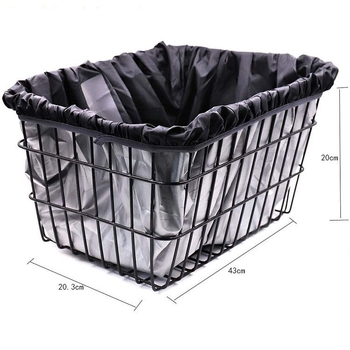 Dripping 10L водоустойчив вътрешен слой за велосипедна кошница – за колоездене на открито, дъждоустойчива и прахозащитна мрежеста покривка