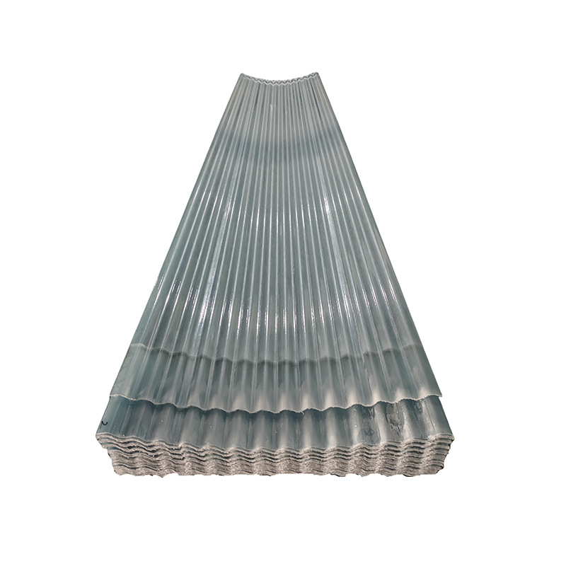 FRP gyanta – nagy hullámos átlátszó árnyékoló panel, 850-es típus, antifagyasztó, ideális naposzobákba, erkélyekre és üvegházakba