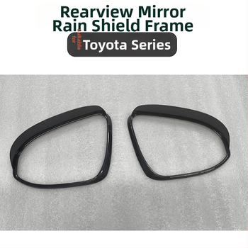 Dážďový okraj spätného zrkadla pre Corolla/ralink — PS materiál, pôvod Foshan, možnosť prispôsobenia, lepená inštalácia