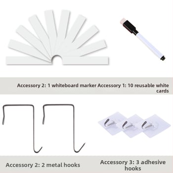 Κρεμαστή τσάντα αποθήκευσης καρτών, 7-στρώσεων PET κατασκευή, πολυεστέρα,μοντέλο BE-GD019-2, πολυχρηστική αποθήκευση τοίχου/γραφείου