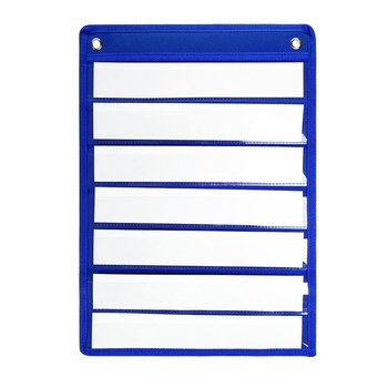 Κρεμαστή τσάντα αποθήκευσης καρτών, 7-στρώσεων PET κατασκευή, πολυεστέρα,μοντέλο BE-GD019-2, πολυχρηστική αποθήκευση τοίχου/γραφείου