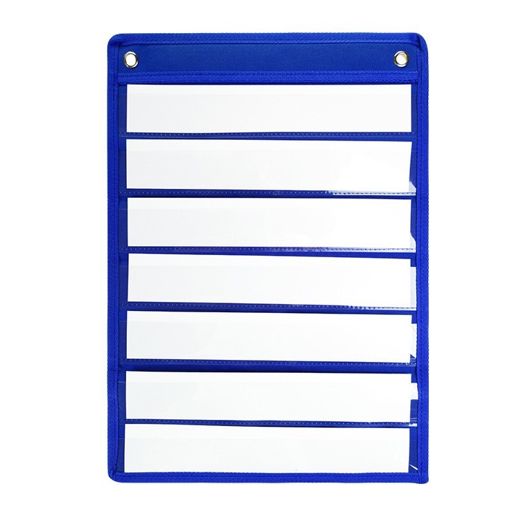 Κρεμαστή τσάντα αποθήκευσης καρτών, 7-στρώσεων PET κατασκευή, πολυεστέρα,μοντέλο BE-GD019-2, πολυχρηστική αποθήκευση τοίχου/γραφείου