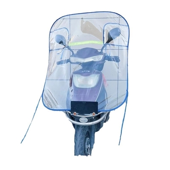 Κάλυμμα παρμπρίζ για τρίκυκλο, μοτοσικλέτα και ηλεκτρικά οχήματα, PVC υλικό, εκτύπωση λογοτύπου, μοντέλο 032