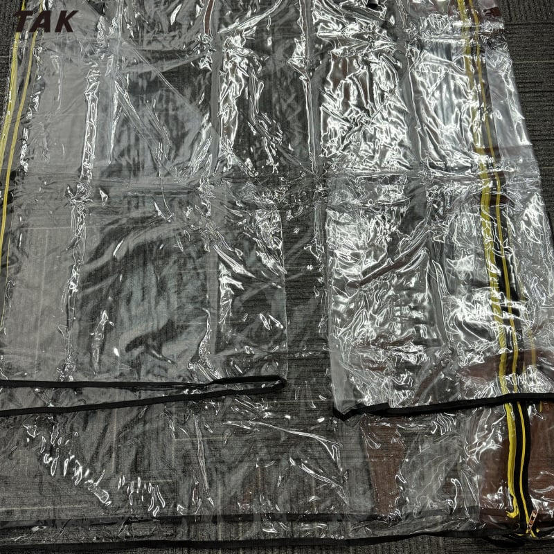 Kišna zaštita za viljučar — PVC, prilagodljiva, moderan minimalistički stil, reflektirajuće trake, kišna zavjesa