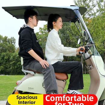Sklopiteľný dážď kryt pre elektrický motocykel; Materiál: Oxford látka; Pôvod: Zhejiang; Import: Nie