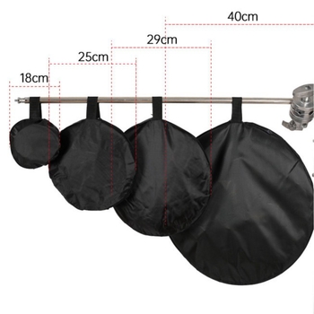 2-în-1 reflector și panou de iluminare pentru fotografia de produse | Tip: pânză de fundal | Material: PVC | Aplicare: fotografierea produselor | Greutate: 0,08 kg