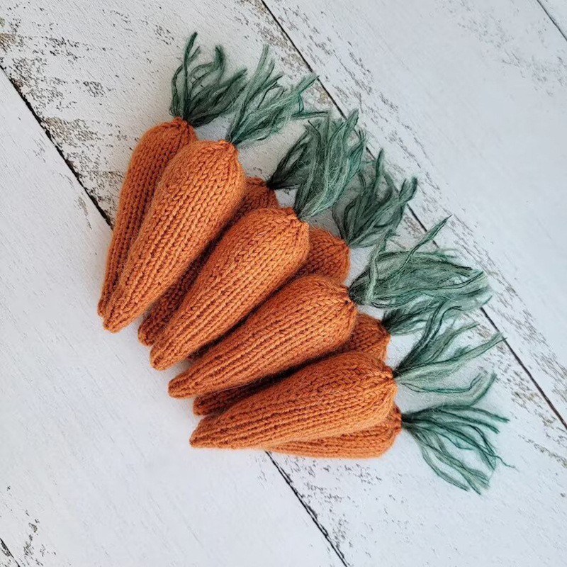 Li Jing Dječji rekviziti za fotografiju: simulirana mrkva, ručno pleteni igračak, DIY za fotografiranje proizvoda