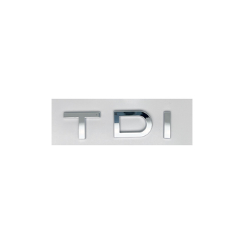 Audi TDI logotip slovima i oznakom zapremnine motora — dekorativna naljepnica za karoseriju za Audi modele A1, A3, A5, A4L, A6L, 8x3 cm