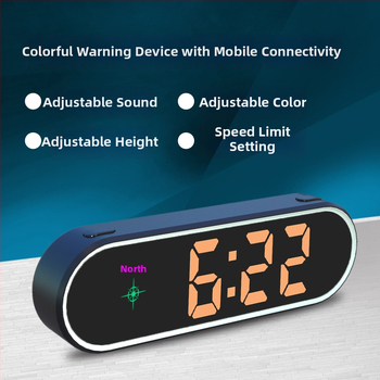 Bezdrôtový HUD do auta, Head-Up displej, Beidou a GPS vstup, USB napájanie, model K15, typ 005, univerzálna kompatibilita