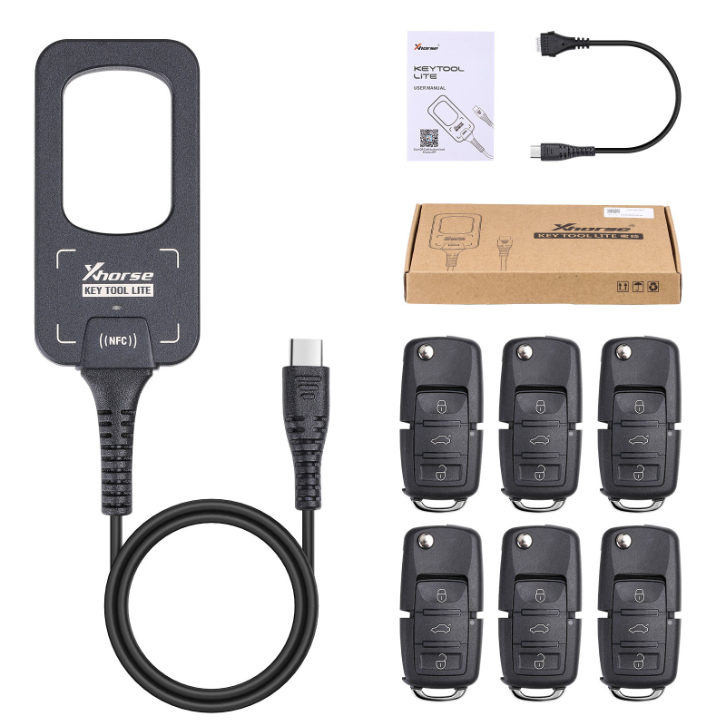 Autó ECU-detektor - XHORSE VVDI BEE Key Tool Lite, (IMMO lopás elleni védelem, 12V, 0–50°C, Modell BEE KEY TOOL LITE)