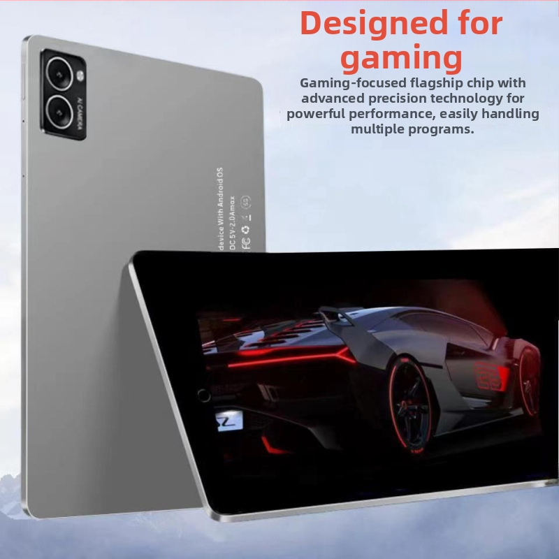 Zábavný tablet s 2K displejom, osemjadrový ARM 1,5 GHz, 128 GB pamäť, Android, dvojitá kamera