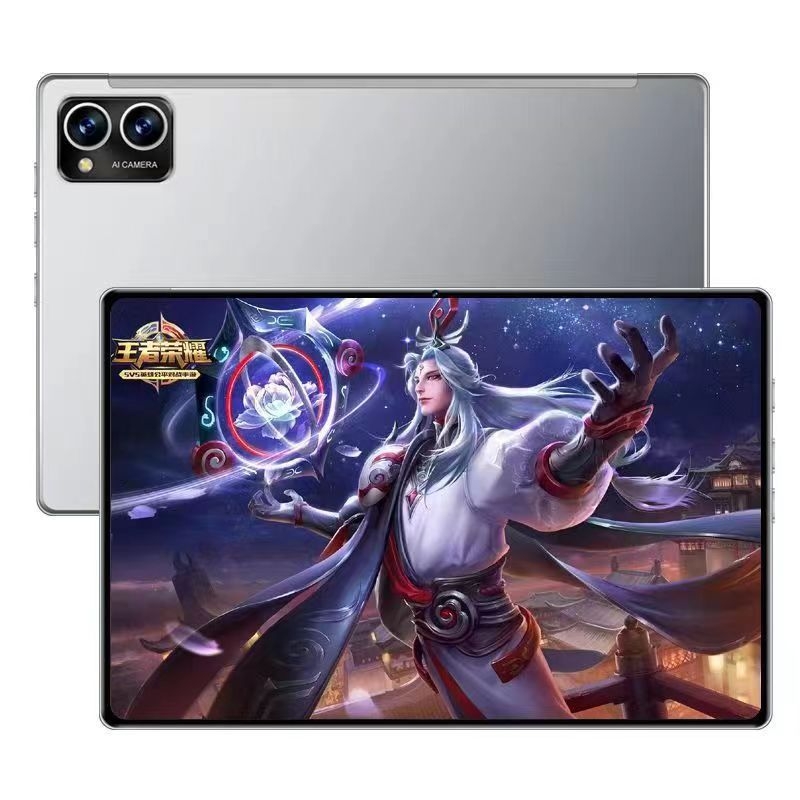 Szórakoztató tablet 2K kijelzővel, nyolc magos ARM 1,5 GHz processzor, 128GB tárhely, Android, dupla kamera