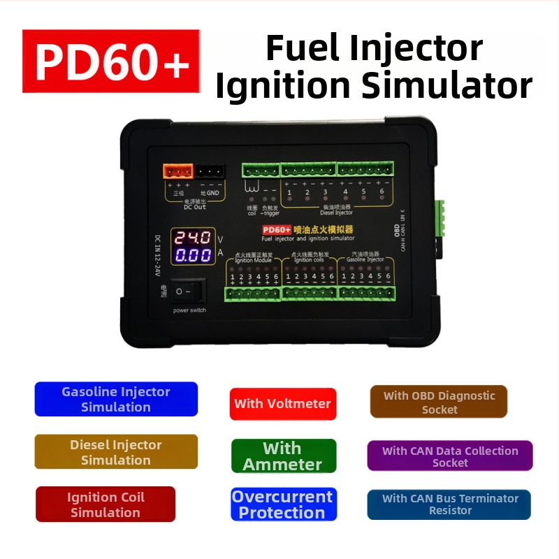 YC600 Detektor kvarova automobila: Generator signala za crankshaft i camshaft za benzin motore, dizel motore i plinski motore – testiranje ECU-a i popravak