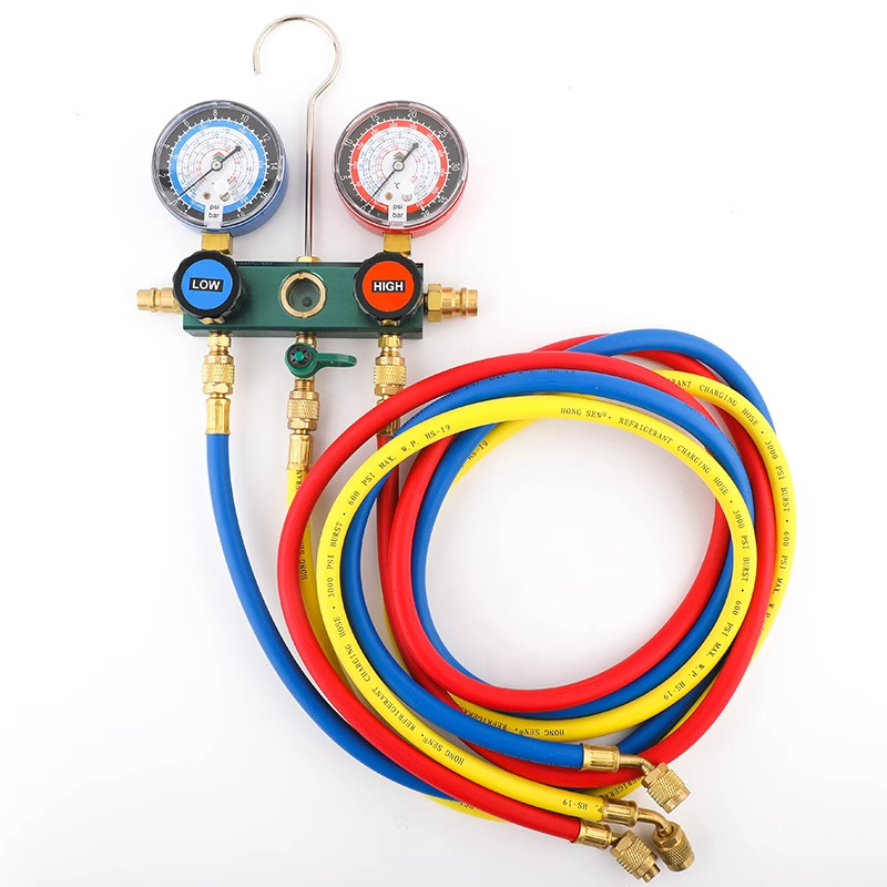 Diafragma nyomásmérő autóhűtőközege HS-236A-60, mérési tartomány 3.8, pontosság 1.6, közvetlen csatlakozás