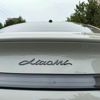 Sticker za karoseriju automobila s 3D ABS elektroplatom, dizajn s slovima, samoljepljiva ugradnja