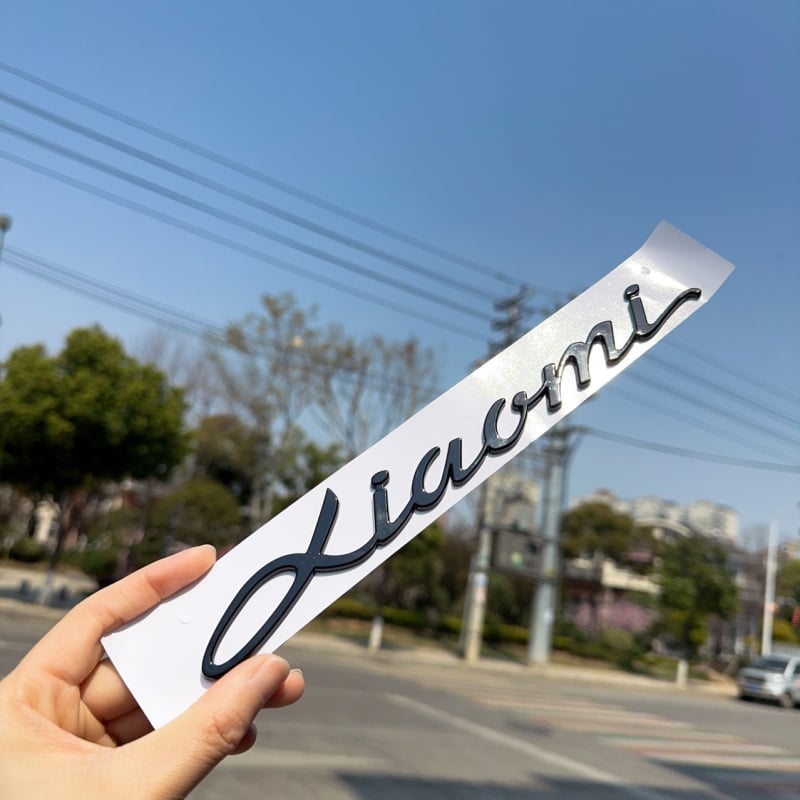 Sticker za karoseriju automobila s 3D ABS elektroplatom, dizajn s slovima, samoljepljiva ugradnja
