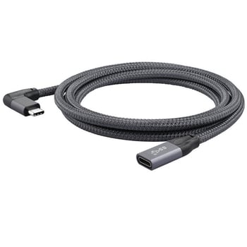 Type-C странично огънат удължителен кабел USB 3.1 Data, PD бързо зареждане, дължина 0.5–5 м, 100W макс