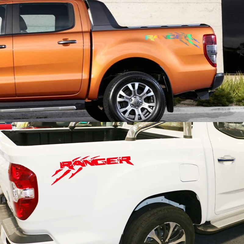 Bočna naljepnica za karoseriju Ranger Raptor — Caledi, Materijal: naljepnica, Prilagodba: dostupna, Uzorak: Ranger Raptor Car Sticker, Ugradnja: lijepljenjem