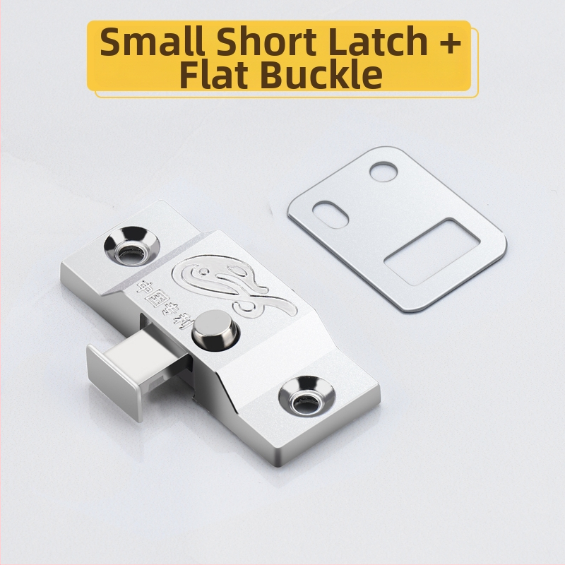 Posuvná dverová zámka s hrubším pružinovým kolíkom, univerzálna kompatibilita, stredový zámok proti vlámaniu, model 985