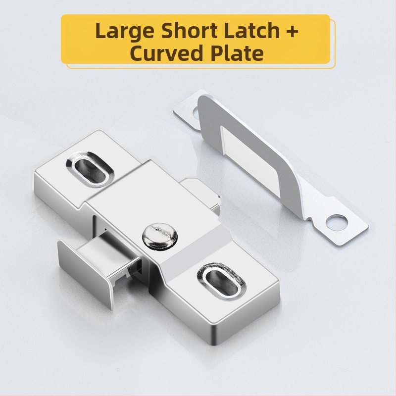 Posuvná dverová zámka s hrubším pružinovým kolíkom, univerzálna kompatibilita, stredový zámok proti vlámaniu, model 985