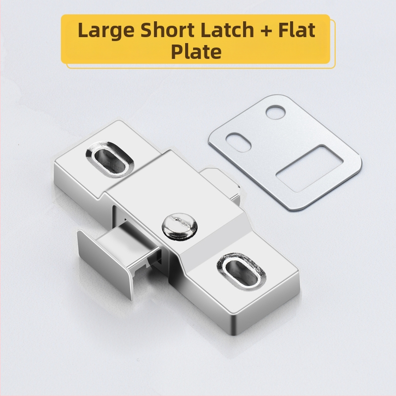 Posuvná dverová zámka s hrubším pružinovým kolíkom, univerzálna kompatibilita, stredový zámok proti vlámaniu, model 985