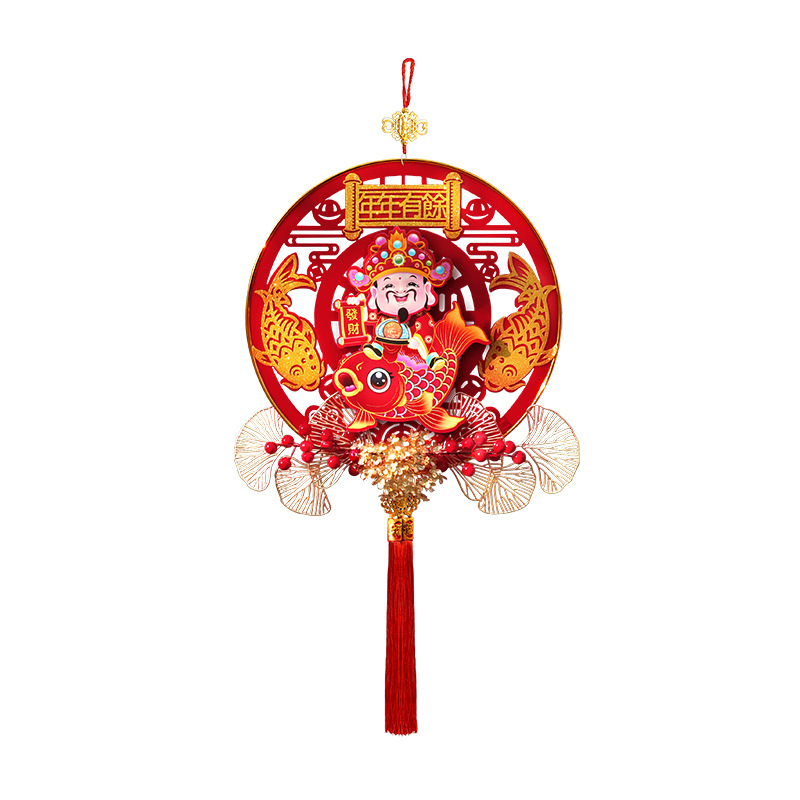 Моторизирана фигура на Бог на богатството – акрил, 2601-007-YTCS, универсално използване, пролетен фестивал, Китайски стил