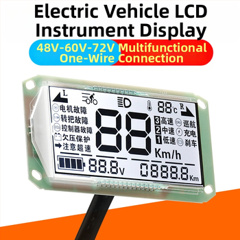 LCD displej pre elektrické vozidlo pre palubnú dosku – univerzálny 48V/60V/72V, LED, 1920x1080
