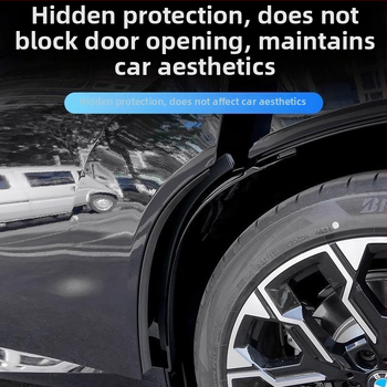 Zadná vnútorná výstelka blatníka pre BMW X3 - 2 diely, mäkký plast