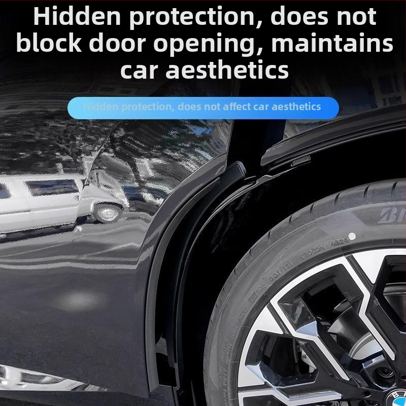 Zadná vnútorná výstelka blatníka pre BMW X3 - 2 diely, mäkký plast