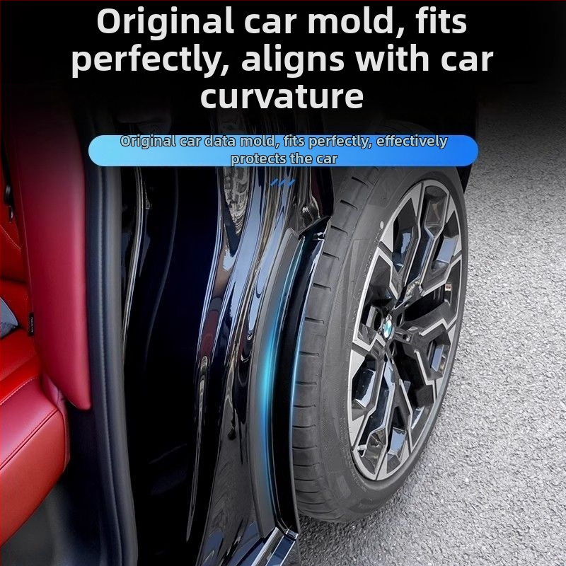 Zadná vnútorná výstelka blatníka pre BMW X3 - 2 diely, mäkký plast