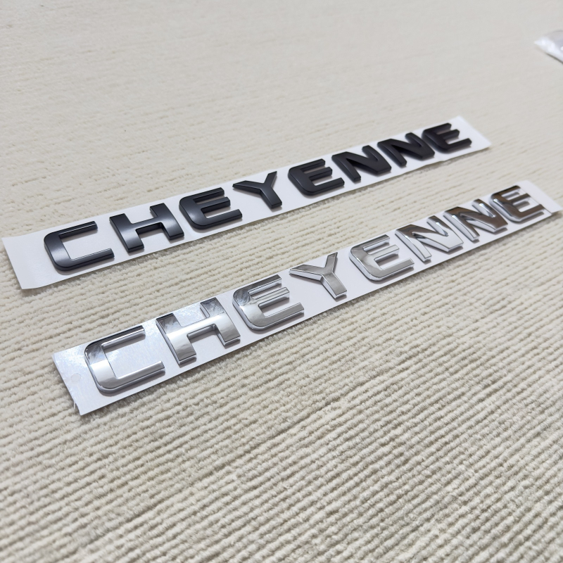 YIYA ABS karoserijska naljepnica CHEYENNE za Chevrolet Silverado – stražnji logotip, samoljepljiva