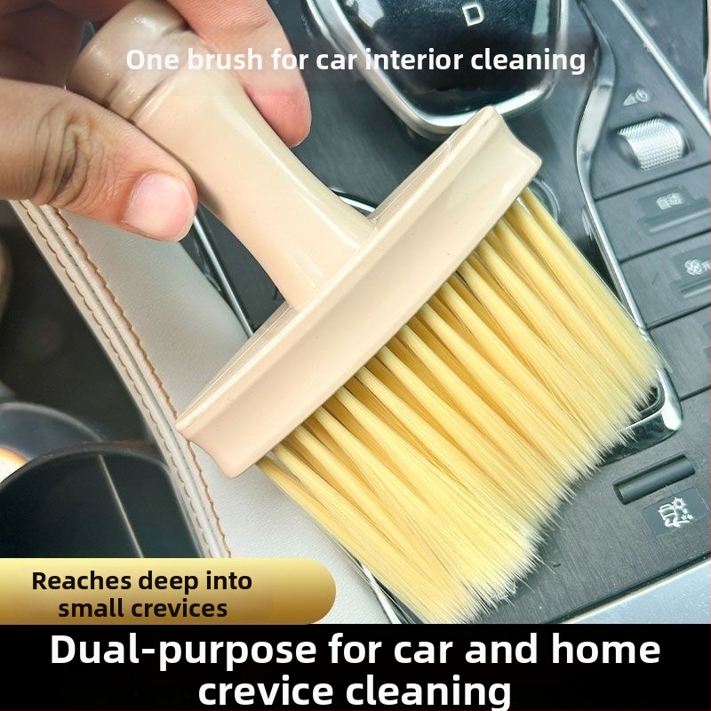 Viacúčelová čistiaca kefа – detailná kefa, čistenie parapetu a klávesnice, čistenie auta a klimatizácie; Materiál: Kov; Značka: Powerful factory